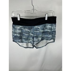 Lululemon Speed Short 2.5in Aerial Drift Multi Black Size 6 Active Shorts